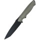 Tanto Plastic Knife (w/Sheath) (Tan), This dummy knife is ideal for airsoft loadouts, allowing you to continue playing for game modes that exclude battery/electric power, and also giving you the ability to do silent takedowns in-game
